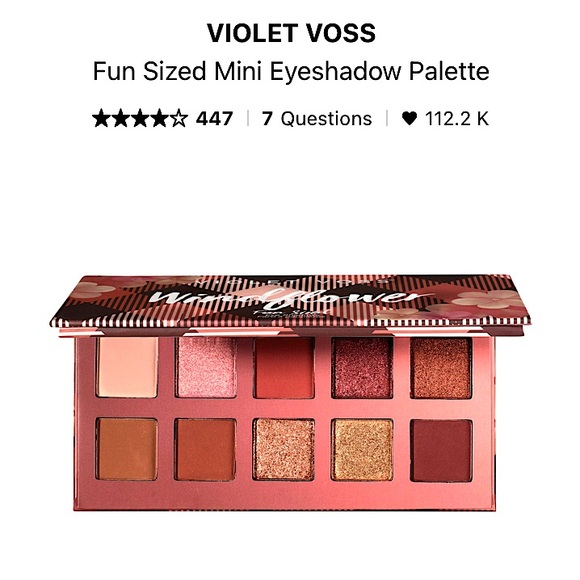 💕 2/&20 BNIB - Violet Voss - Wildflower palette - Picture 1 of 6